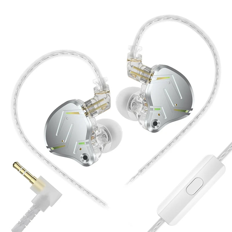 KZ ZST Pro X 1BA 1DD Hybrid Driver Wired Earbuds Deep Bass HiFi In-Ear Monitor Headphone for Gaming And Musician
