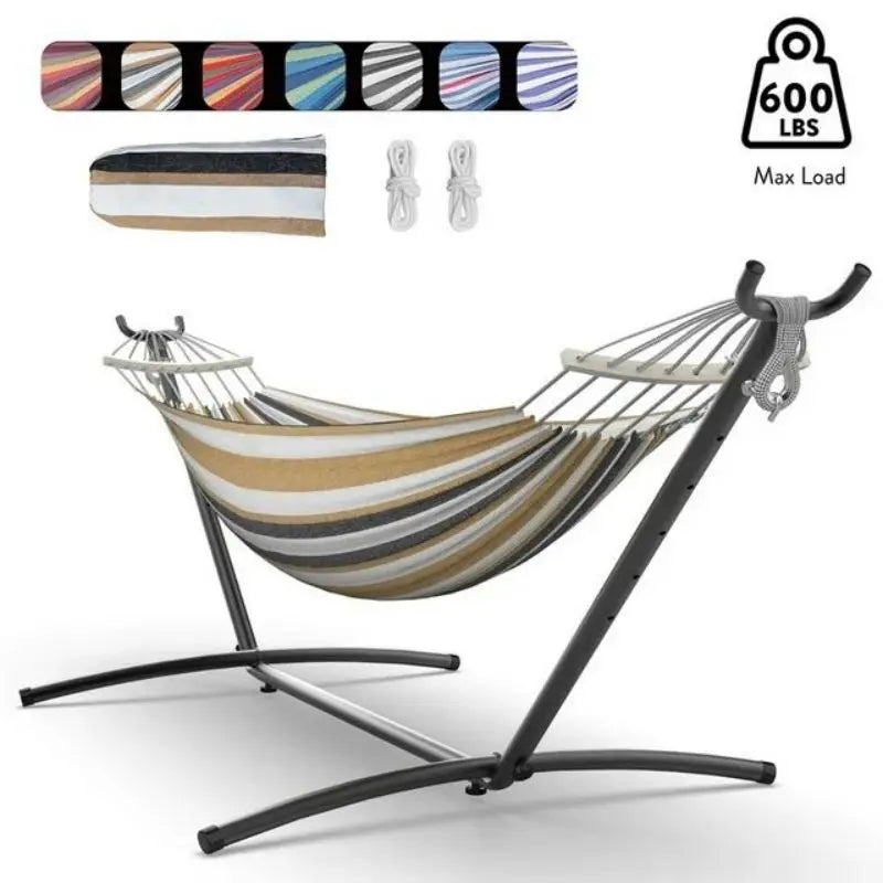 GYROOR Adjustable Outdoor Stand Hammock With Storage Bag