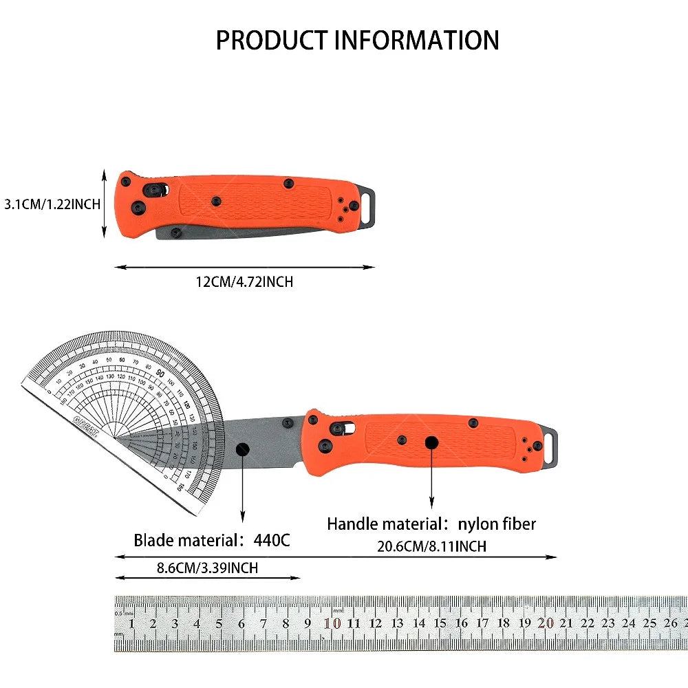 BM 537 Axis Lock Folder Pocket Knife Outdoor Camping