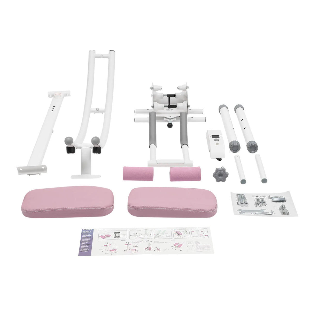 Foldable Ab Machine With LED Display Core Workout Waist Cruncher