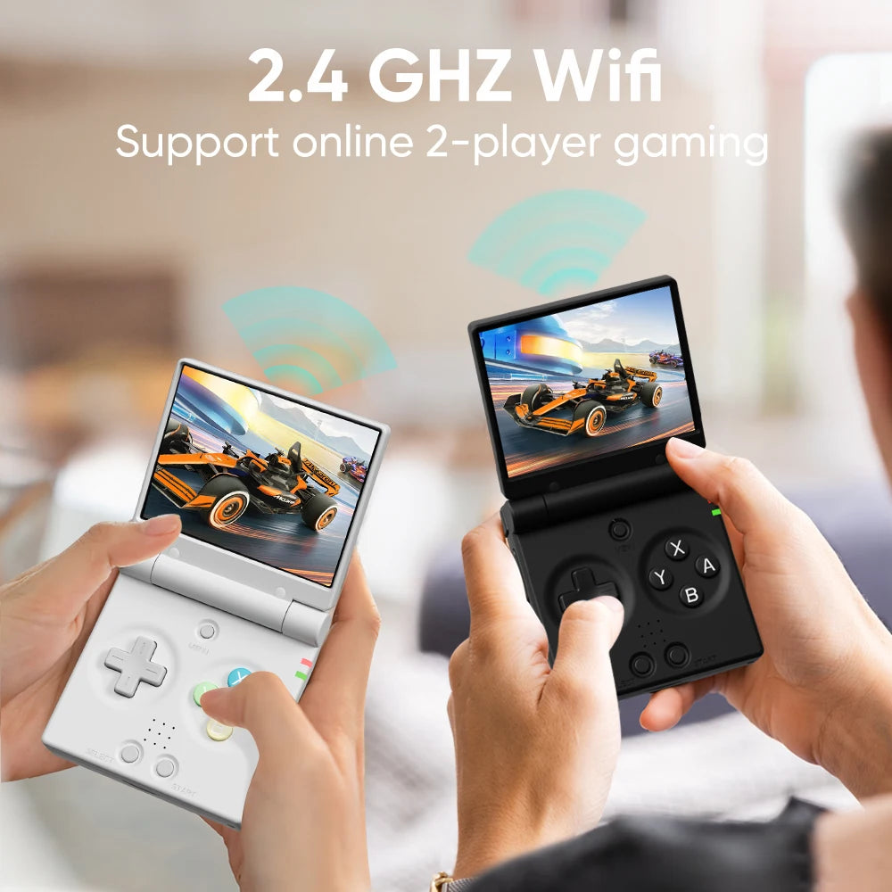 MIYOO Mini Flip Retro Handheld Game Console With New Hinge 2.8 inch IPS Screen Portable Video Game Players Consoles Classic Gaming Emulator Childhood Gifts