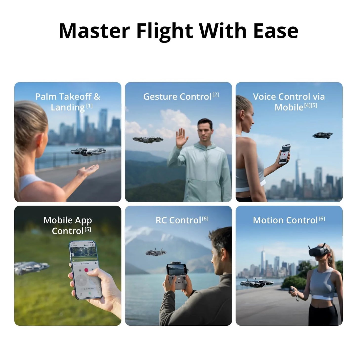 DJI Neo 2 Motion Fly More Combo Drone with RC Motion 3 & Goggles N3, 4K FPV Camera Drone for Beginners, Stable Digital Transmission, Includes 3 Batteries