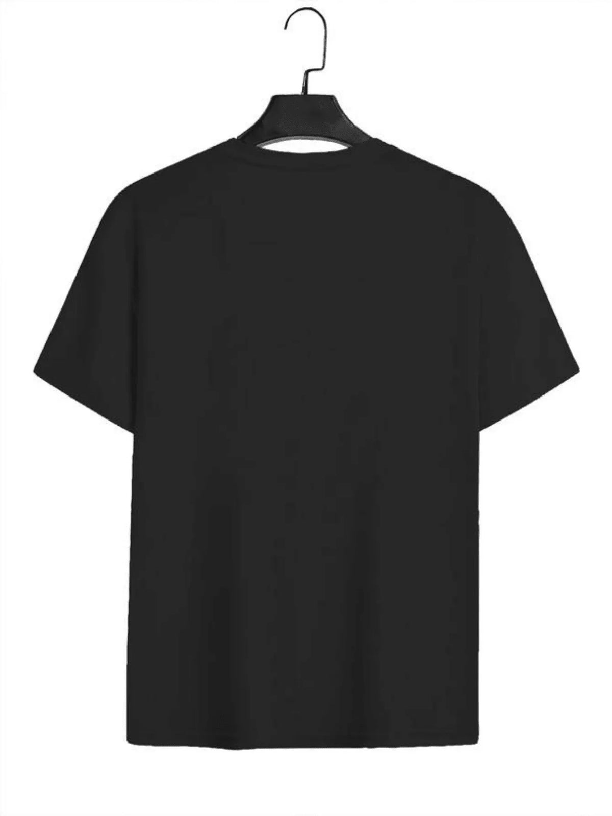 Plus Size- Single-sided Printed Round Neck Short-sleeve T-shirt| Men's "If I Had 12 Guns" Pattern, Casual and Breathable, Summer Essential, Plus Size Men's Summer Clothing, Plus Size Summer Tops, Plus Size Men's Tops and Shir