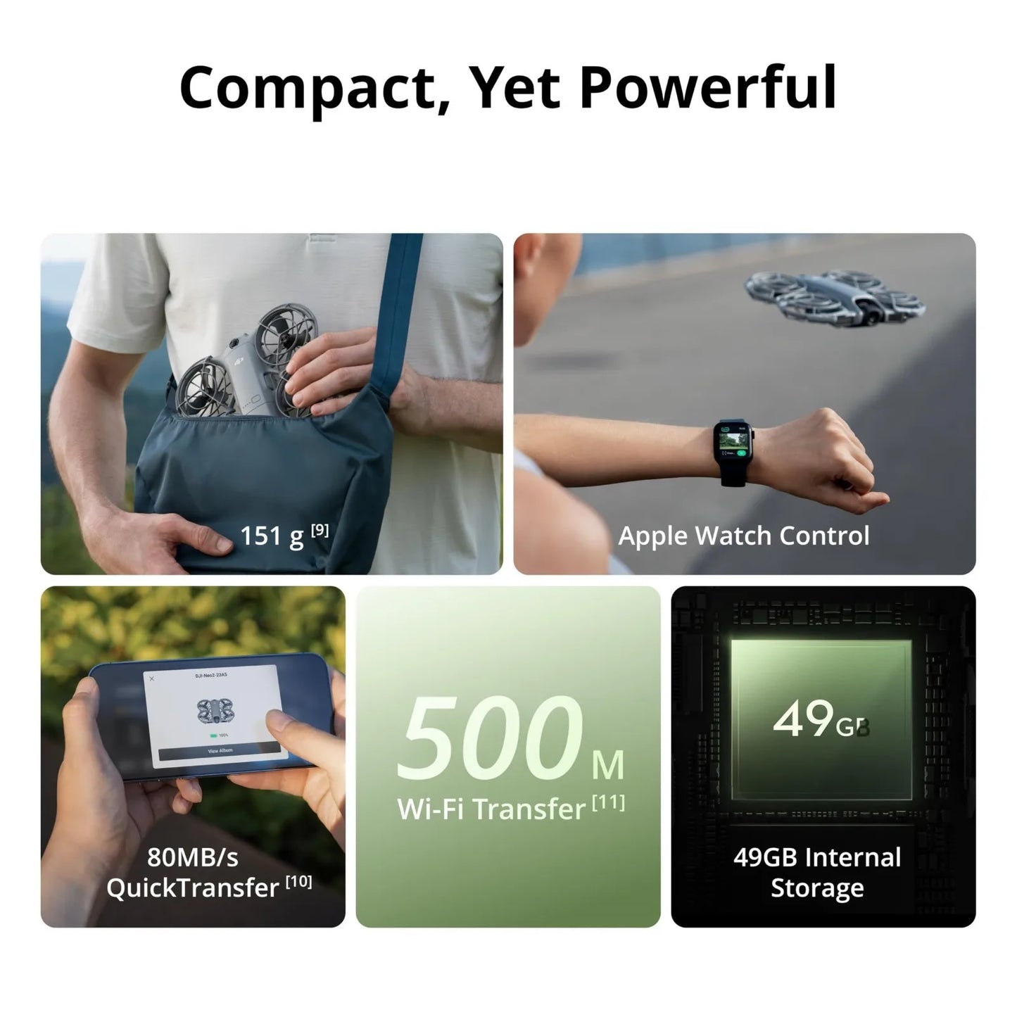 DJI Neo 2 Motion Fly More Combo Drone with RC Motion 3 & Goggles N3, 4K FPV Camera Drone for Beginners, Stable Digital Transmission, Includes 3 Batteries