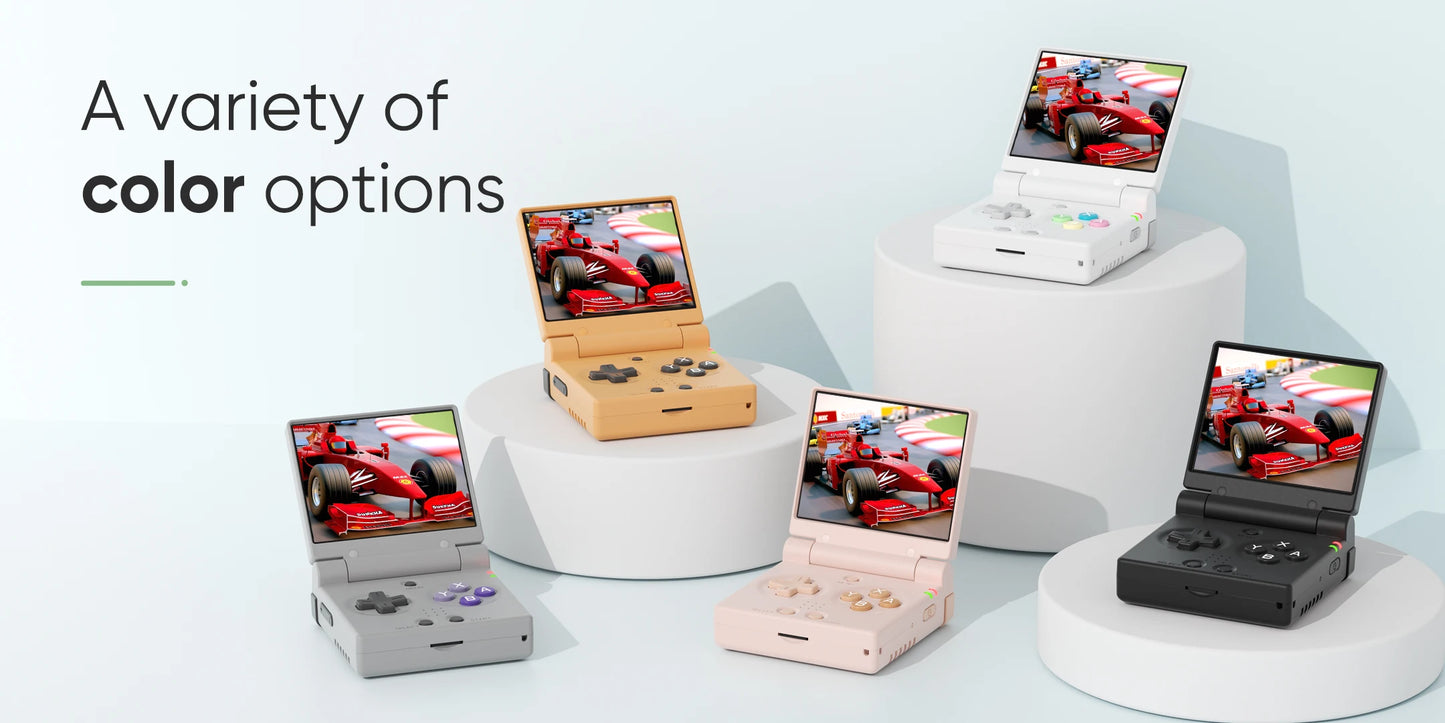 MIYOO Mini Flip Retro Handheld Game Console With New Hinge 2.8 inch IPS Screen Portable Video Game Players Consoles Classic Gaming Emulator Childhood Gifts