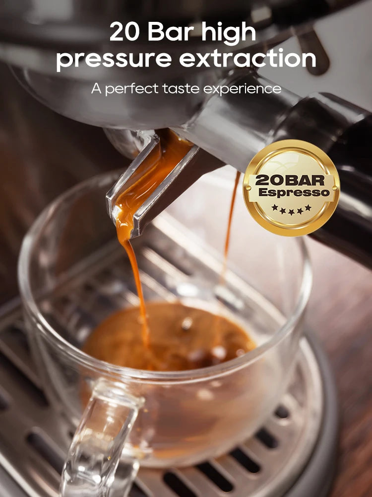 HiBREW 20Bar Semi Automatic Espresso Coffee Maker H10B