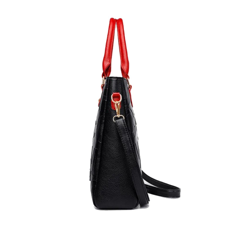 PU Leather Casual Crossbody Bags for Women Ladies Luxury Designer Tote Handbag Female Large Capacity Travel Shoulder Bag Sac