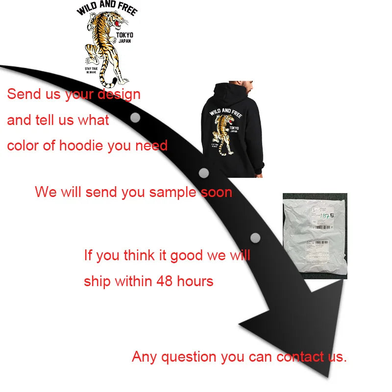 Customized Hoodies For Men And Women Long Sleeved  High Quality Hooded DIY Photos Or Text Thick Hoodies Shipped From US