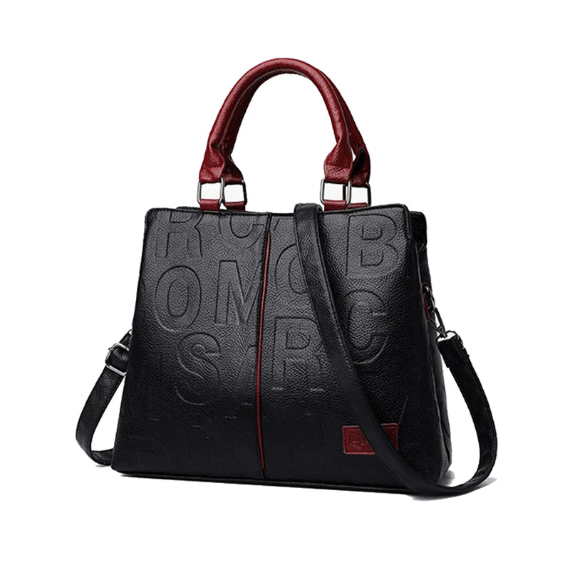 PU Leather Casual Crossbody Bags for Women Ladies Luxury Designer Tote Handbag Female Large Capacity Travel Shoulder Bag Sac
