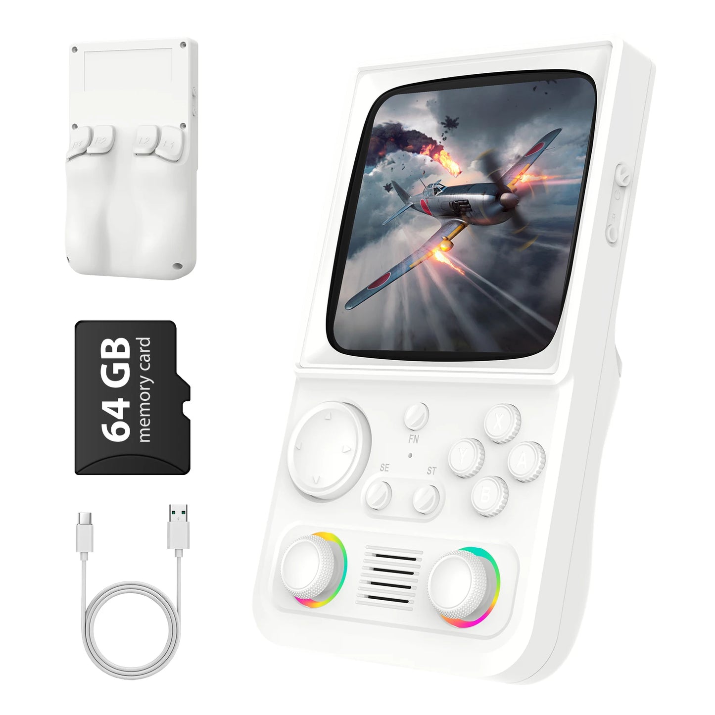 AISLPC R36T MAX Retro TV Handheld Game Console 18000+Games Wi-Fi Multiplayer 4.0" IPS Screen Portable Pocket Video Player