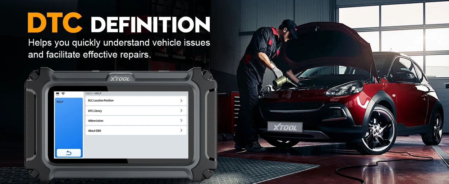 XTOOL D5S Car Diagnostic Tool 5 System Automatic OBD2 Scanner 4-IN-1 Live Data with 16+ Reset Functions with CANFD FCA Protocol Lifetime Free Update