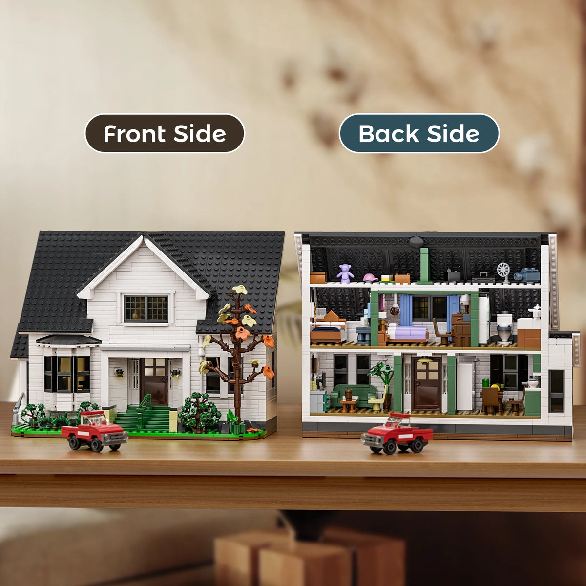 Bella House Building Block Set Romance Film Architecture Toys Gift for Adult 18+ Valentine Halloween Christmas (1224 Pcs)