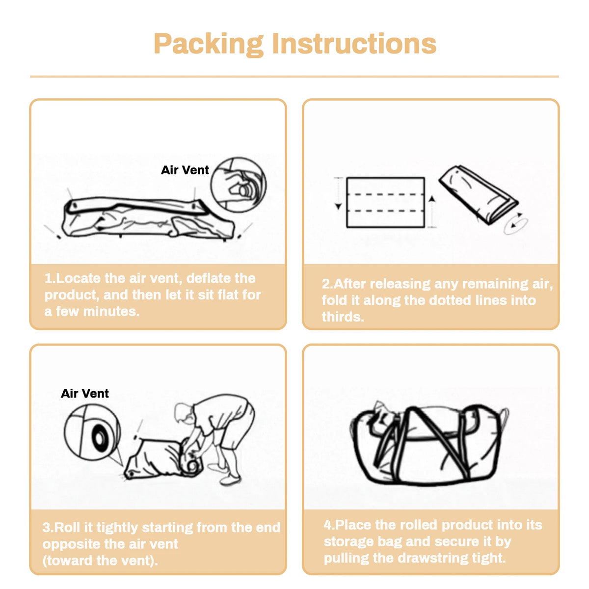 Pakicetus Quick Setup Inflatable Camping Tent, Waterproof Family Tent for 4-8 Persons, Portable Air Tent with Carry Bag