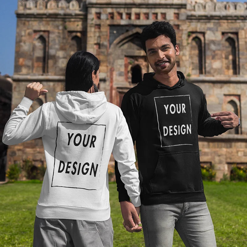 Customized Hoodies For Men And Women Long Sleeved  High Quality Hooded DIY Photos Or Text Thick Hoodies Shipped From US