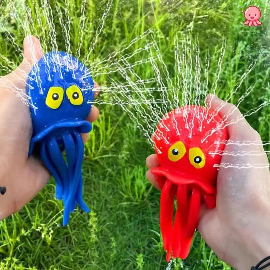 Super Cute pinch Squeeze Water Octopus Stress Relief Toy Bathing Playing With Water Shower Decoration Summer Swimming Gifts