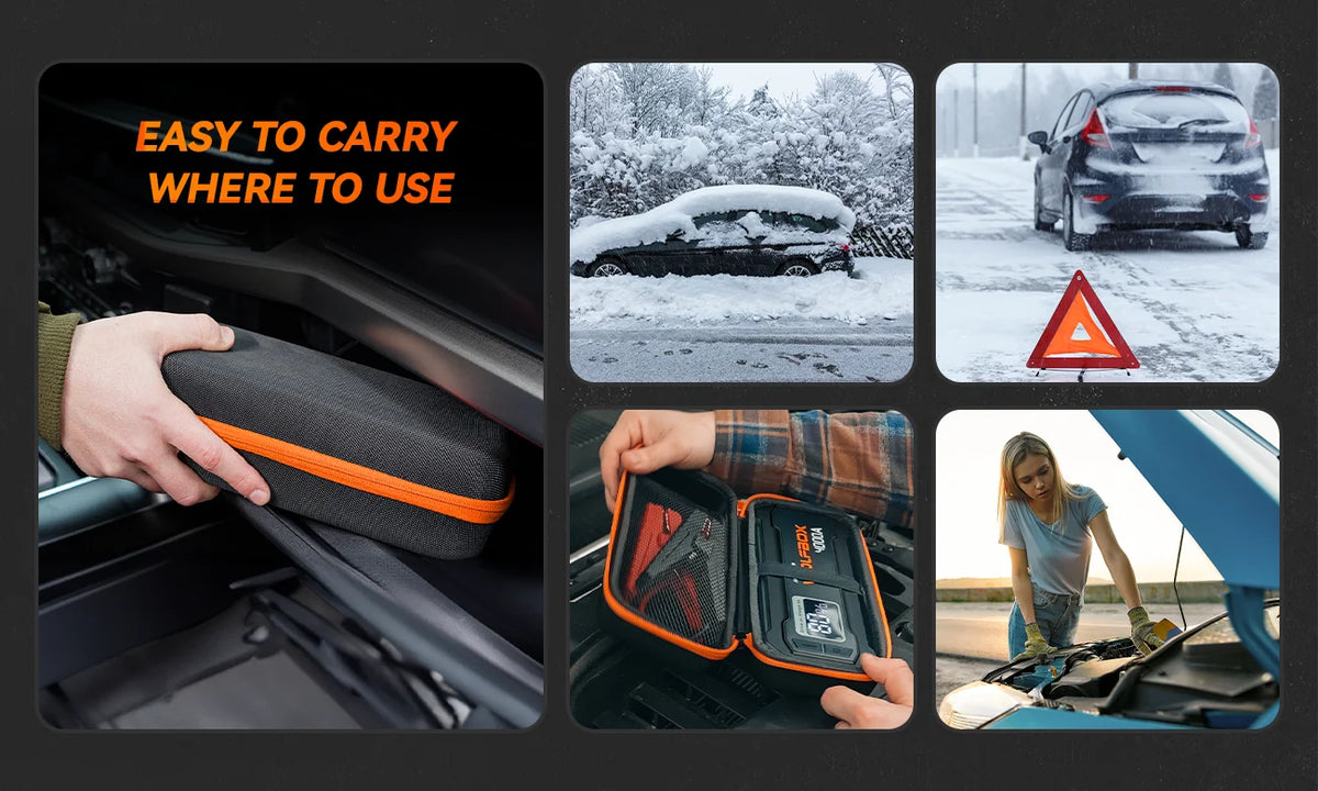 Wolfbox 4000a Portable Jump Starter And 24000 Mah Power Bank