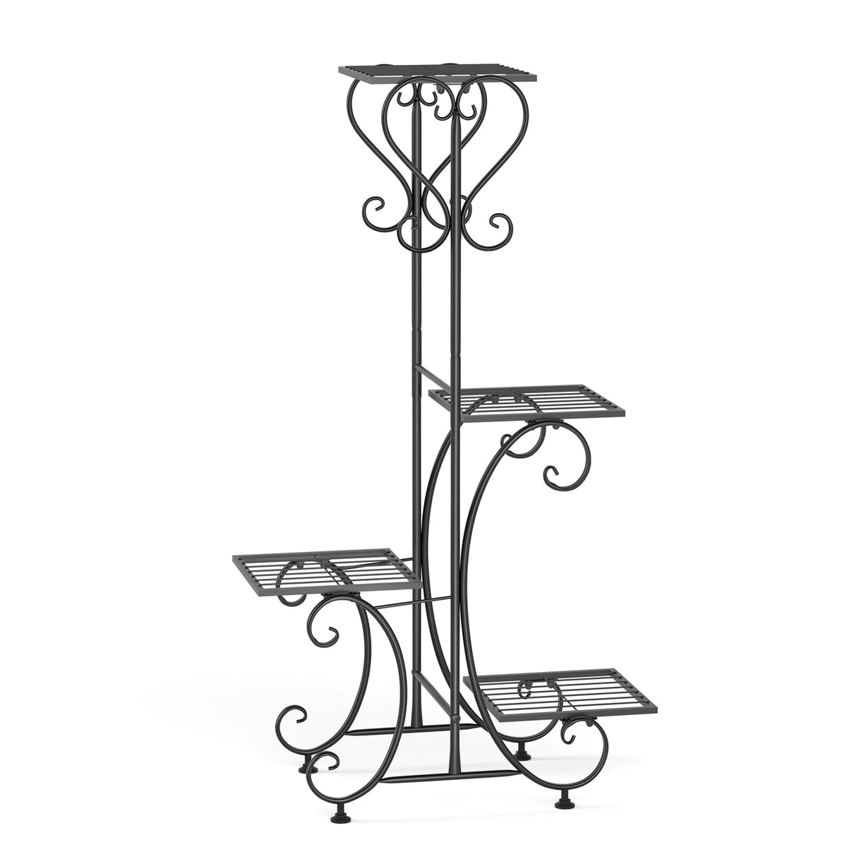 Metal Plant Stand For Indoor Outdoor Garden Display Rack