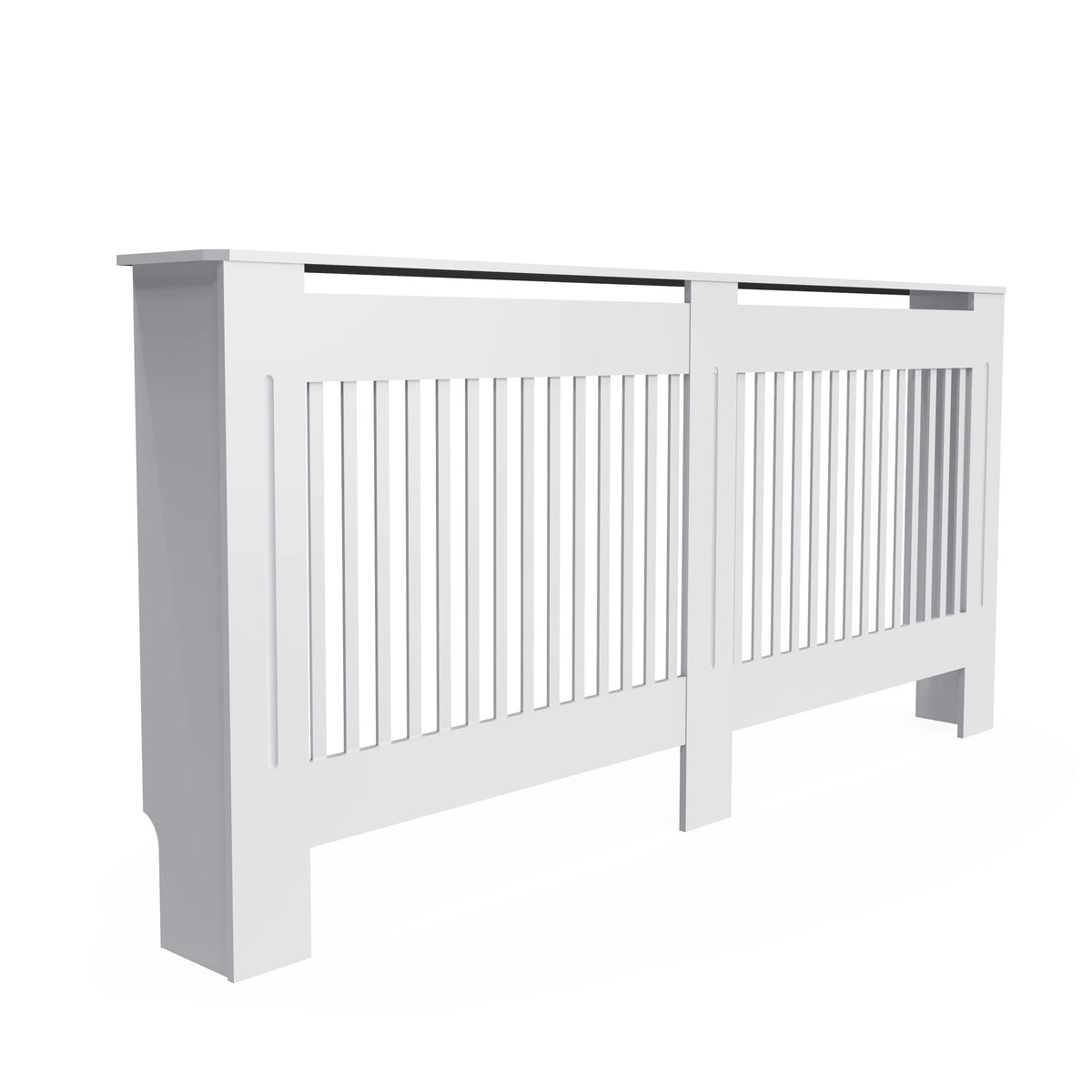 Modern MDF Wood Radiator Cover Cabinet With Ventilated Grill Shelf