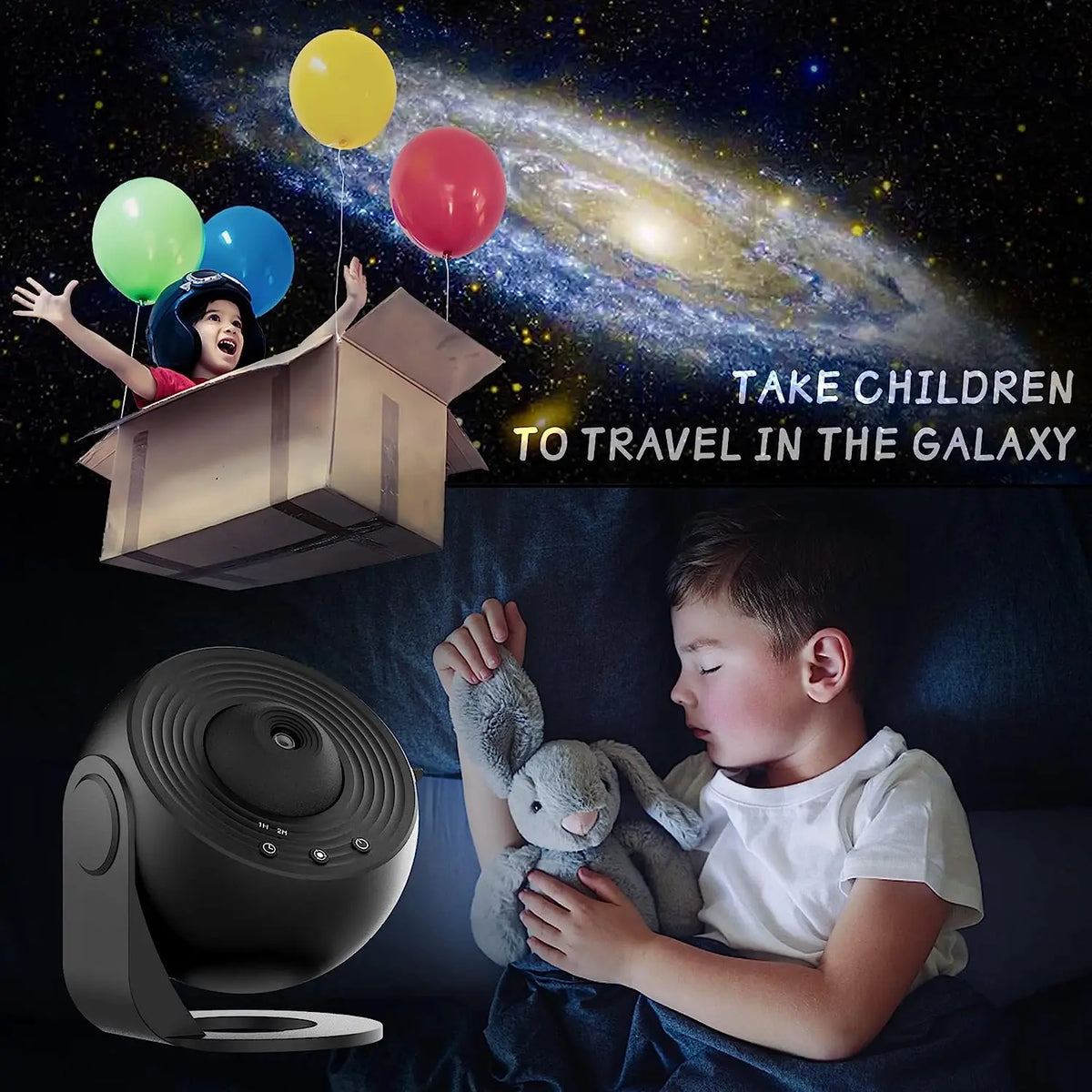 Star Projector,13 in 1 Planetarium Galaxy Projecto,360°Rotation,Mute Design,HD Image&Timing for Bedroom,Birthday,Christmas Decor