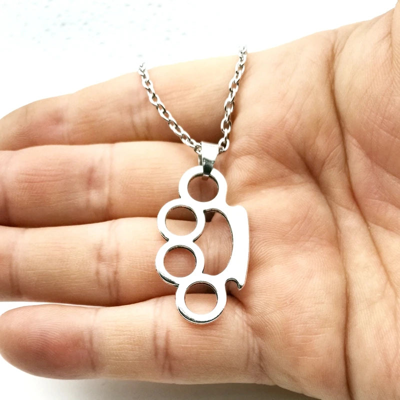 2026 New Tiger Finger Pendant Necklace Fashion Jewelry Retro Texture Sweater Chain Necklace Pendant Jewelry