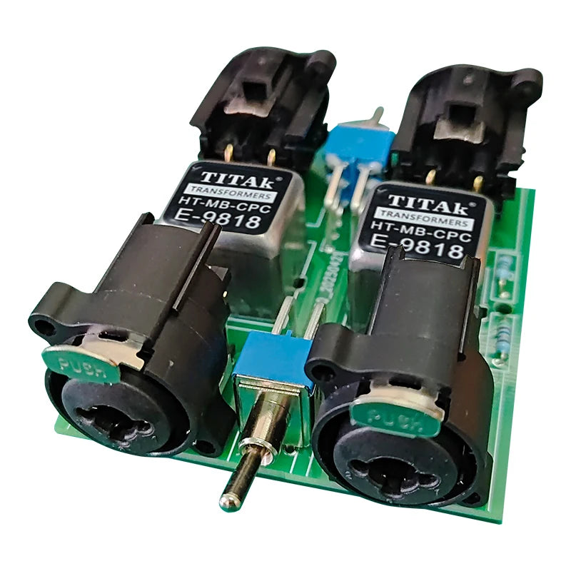 Audio Isolator Noise Reduction DI Ground Box 6.35 to Cannon Stereo Agricultural Electric Guitar Sound Card Show Noise Eliminatio