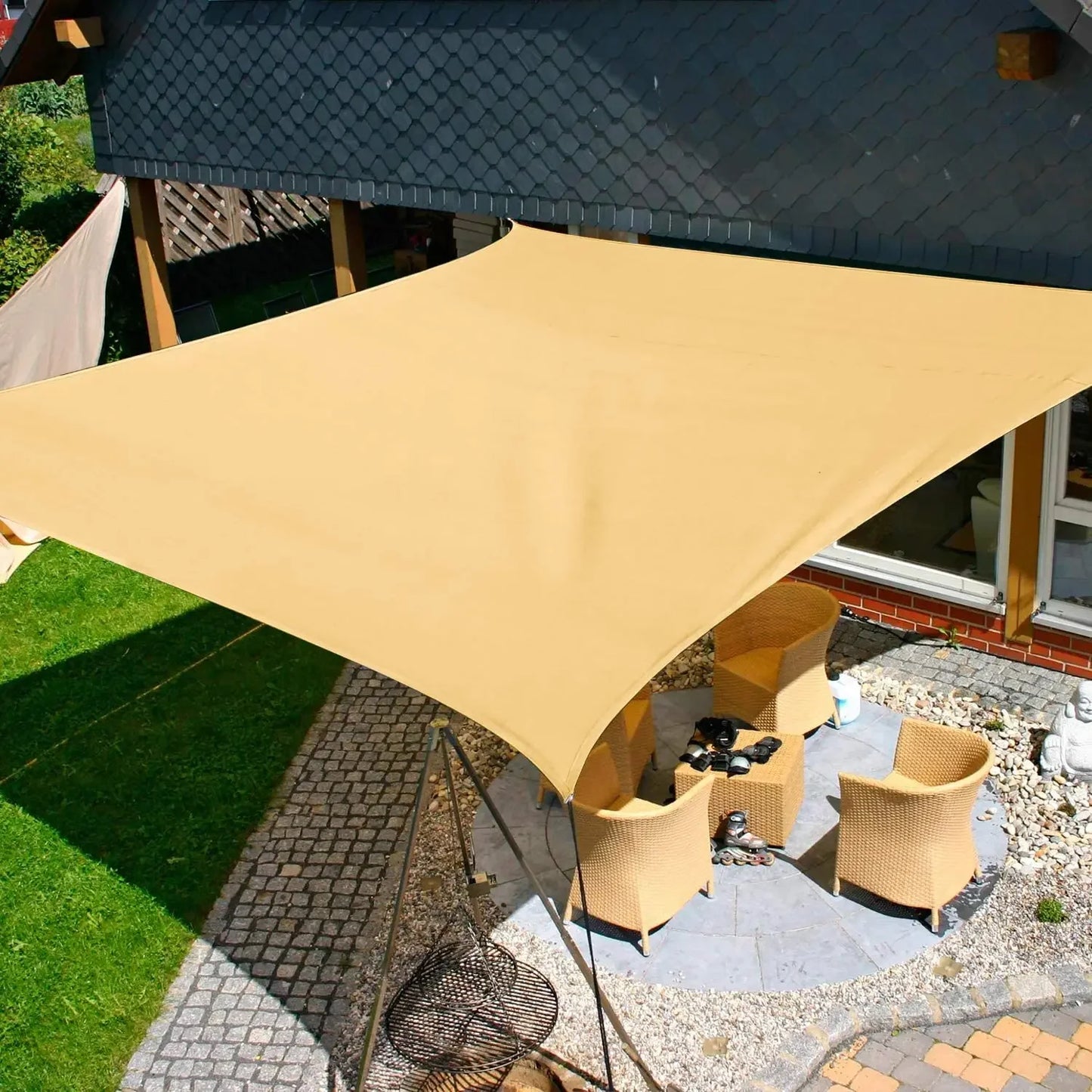 Waterproof Sun Shelter Sunshade Protection Shade Sail Awning Camping Shade Cloth Large For Outdoor Canopy Garden Patio 40%OFF
