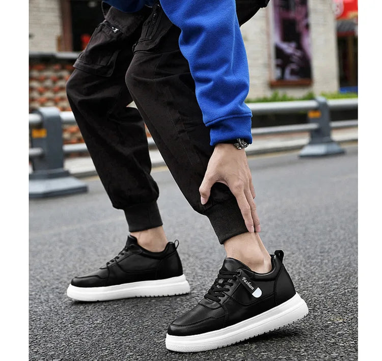 Men Elevator Height Increase Shoes Sneakers Shoes for Men 10cm Sports Casual Invisible Inner Heightening 8cm White Shoes