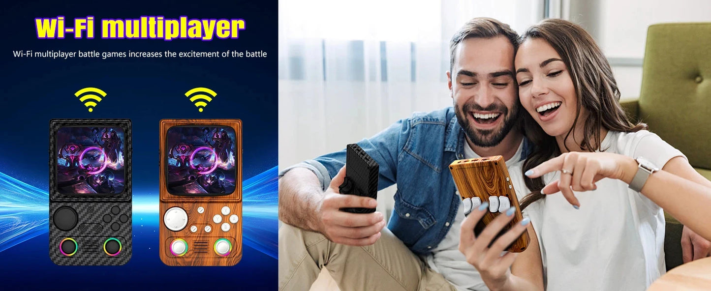 AISLPC R36T MAX Retro TV Handheld Game Console 18000+Games Wi-Fi Multiplayer 4.0" IPS Screen Portable Pocket Video Player