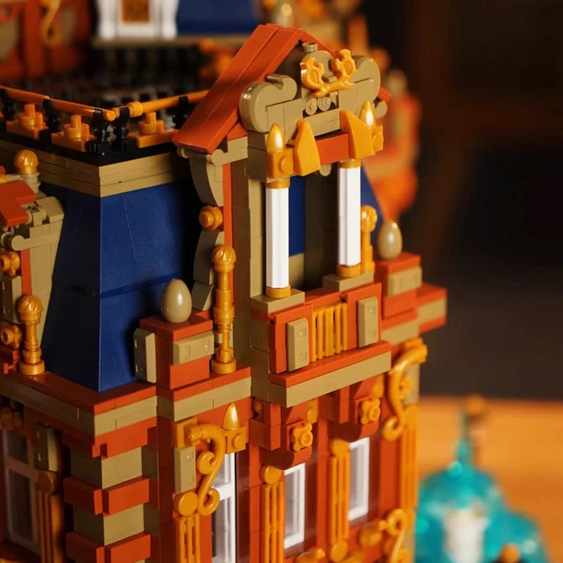 14133PCS Astronomy Museum Building Blocks Model Creative Street View Samll Particle High Difficulty Assembly Bricks Toys Gifts