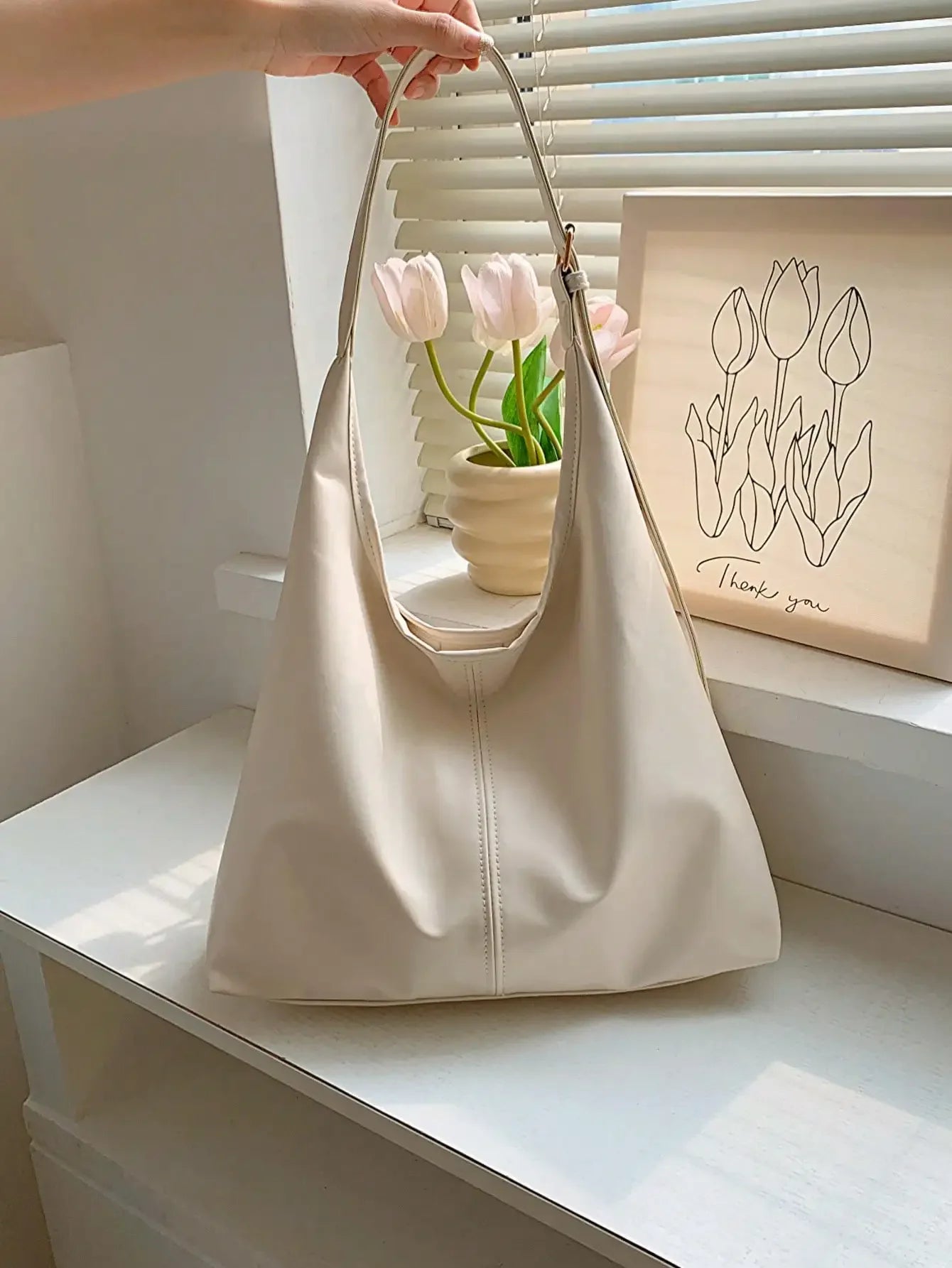 Large Capacity Solid Color Women's Shoulder Bag, Multifunctional Crossbody Bag, Women's Shoulder Tote Bag, Large Capacity Crossbody Tote Bag, Casual Work Bag