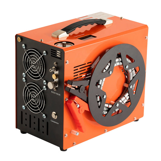 SucceBuy PCP Air Compressor, 4500PSI/30Mpa Portable PCP Airgun Compressor with Built-in Power Converter