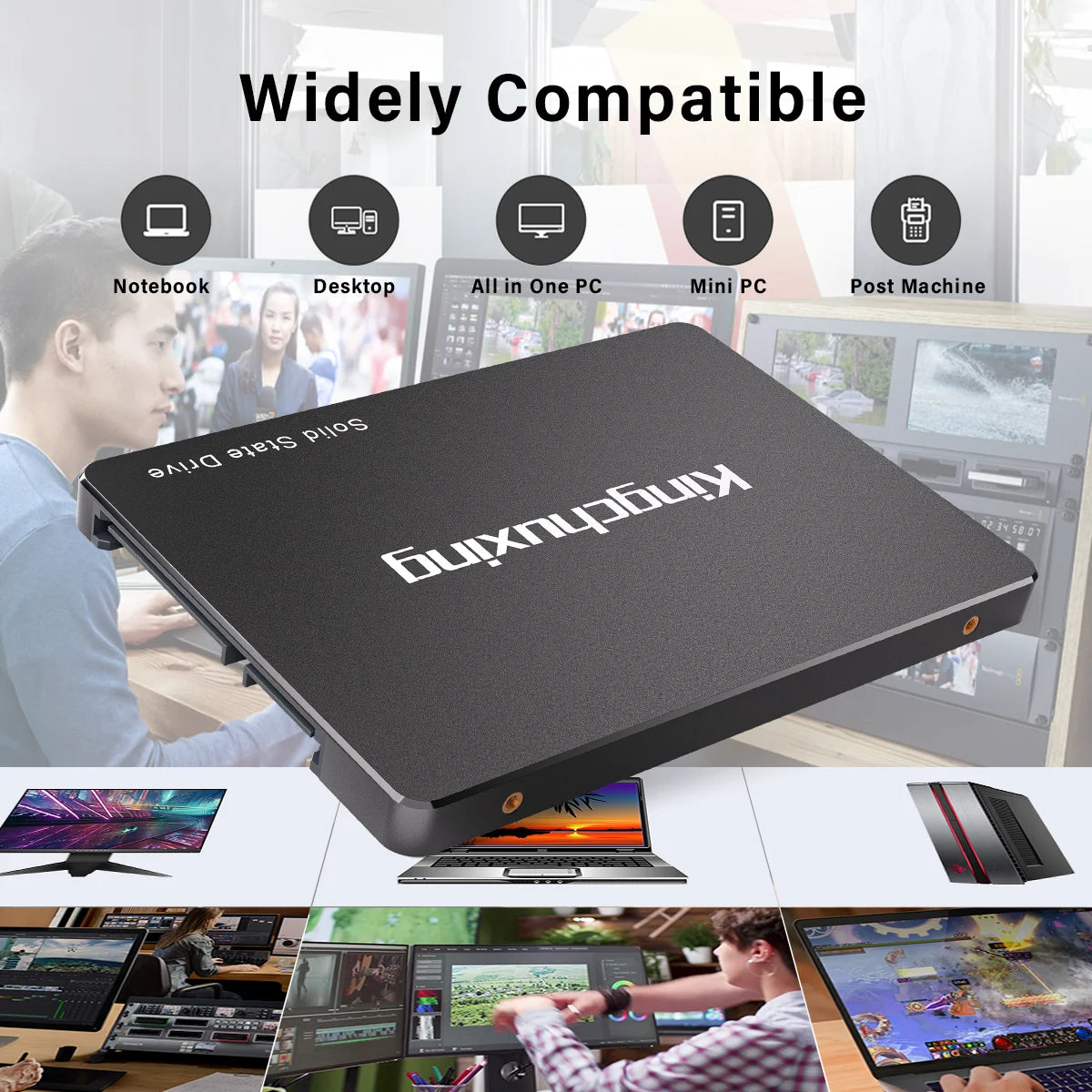 Promo Kingchuxing Ssd Sata 128gb Hard Drives Ssd 120gb 240gb Notebook 2.5 Ssd Drive For Desktop Laptop