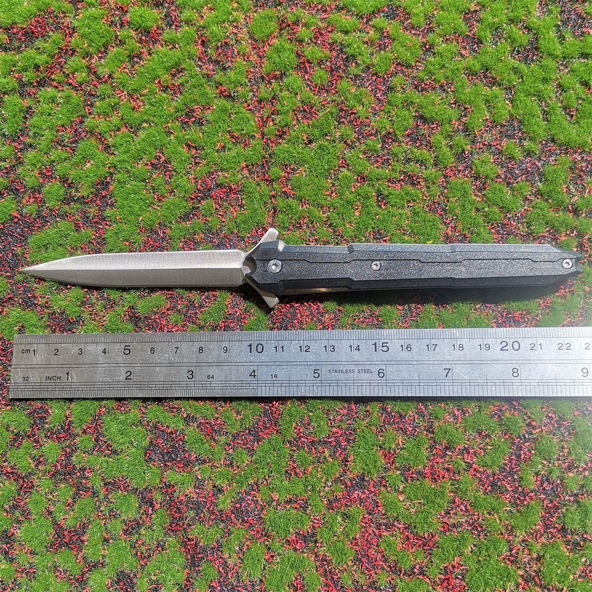 Stainless Steel Folding Survival Knife For Outdoor Adventures