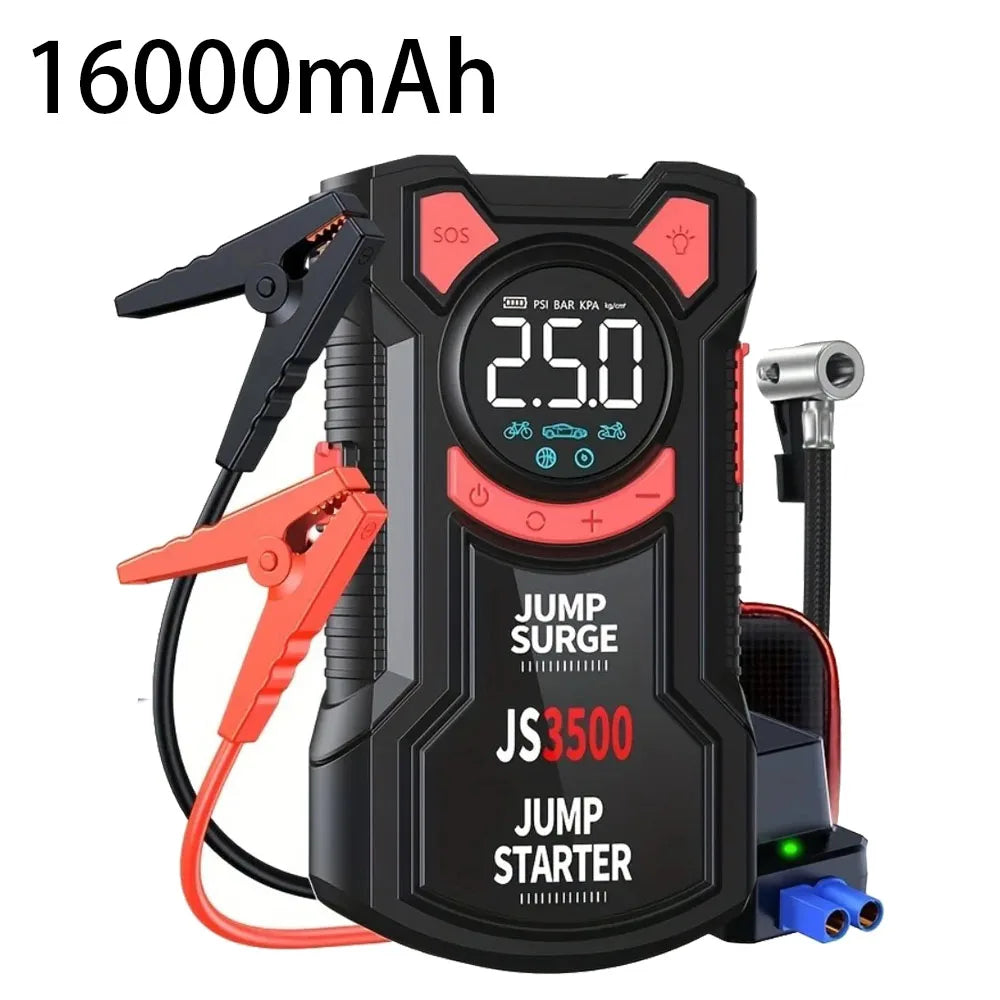 Paivioroku 5 In 1 Car Jump Starter Integrated Air Pump