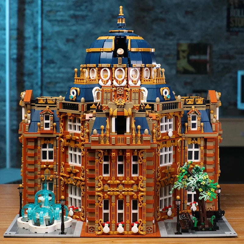 14133PCS Astronomy Museum Building Blocks Model Creative Street View Samll Particle High Difficulty Assembly Bricks Toys Gifts
