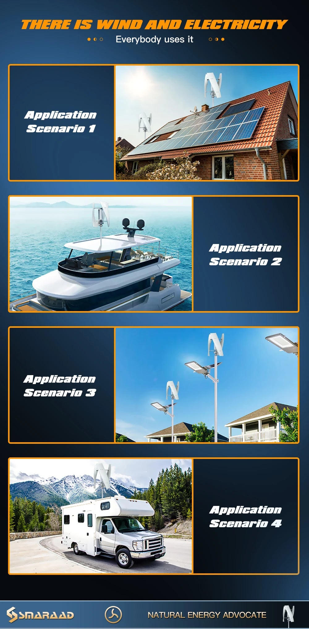 5000W 10000W Vertical Wind Turbine  12V/24V/48V Low Noise Free MPPT Controller Duty-Free Delivery In Poland