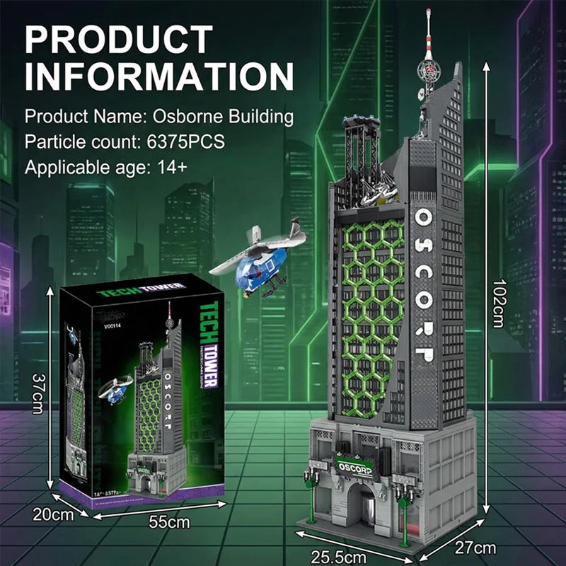 Movie Hero Architecture Series Building Sets Film Architecture Modular Building Block Assembly Model Adult Toy Collectible Gifts