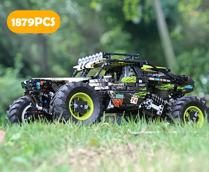 Mould King 18002 Technical Car Toys The MOC-19517 4WD RC Buggy Building Block Assembly Car Model Brick Set Kids Christmas Gift