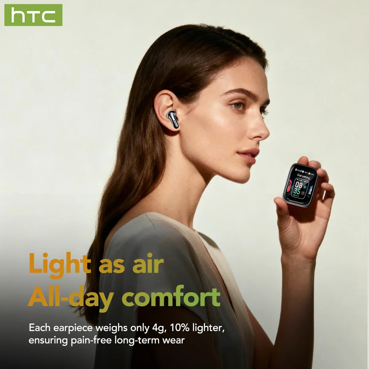 Sliding Cover Bluetooth Headphones Wireless Earbuds 30Hrs Playback Earphones AI Translation Headset Clear Sound Noise Cancelling