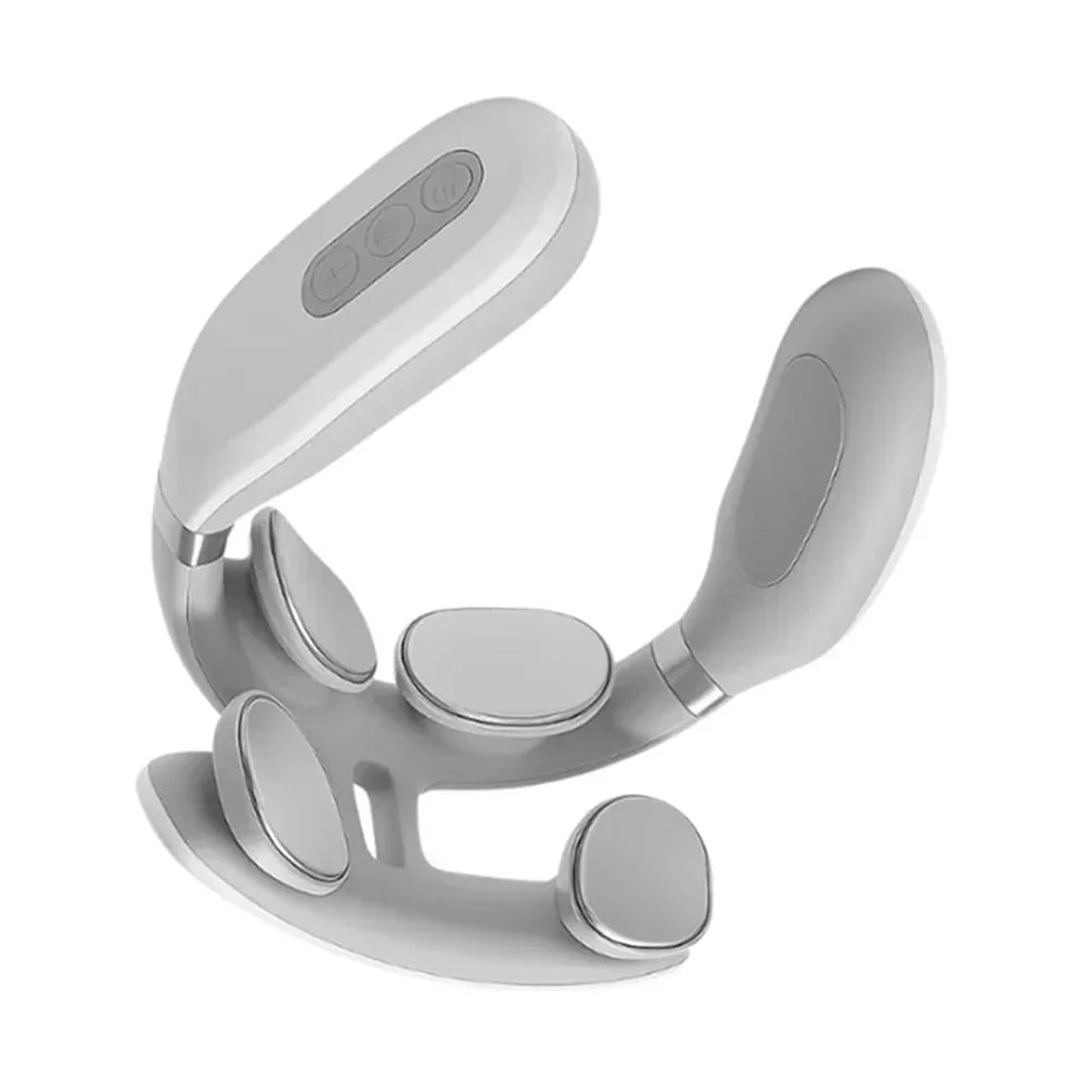 Cervical Massager 16 Modes USB Smart Pulse Heating 4 Neck Massager for Neck Tension Neck Massager Vibrator Heating Massager