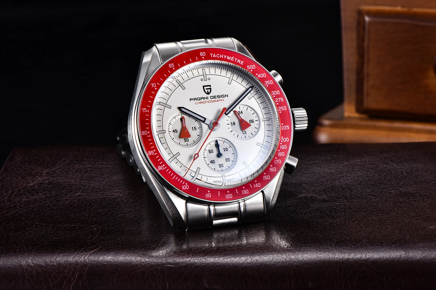 PAGANI DESIGN 1701 Moon Men's Watches Luxury Chronograph Quartz Watch For Men AR Sapphire Glass 100M Waterproof Wristwatch 2026