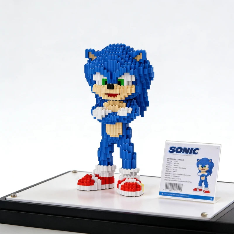 3650pcs SONIC Building Block Toy Model Children's Assembly Building Block Toy Series Granular Brick Kids Christmas Gift