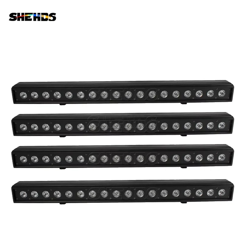 SHEHDS LED 18x18W Wash Wall Floodlight Landscape Flood Down Lighting for Dj Disco Party Wedding Christmas Lights Audience