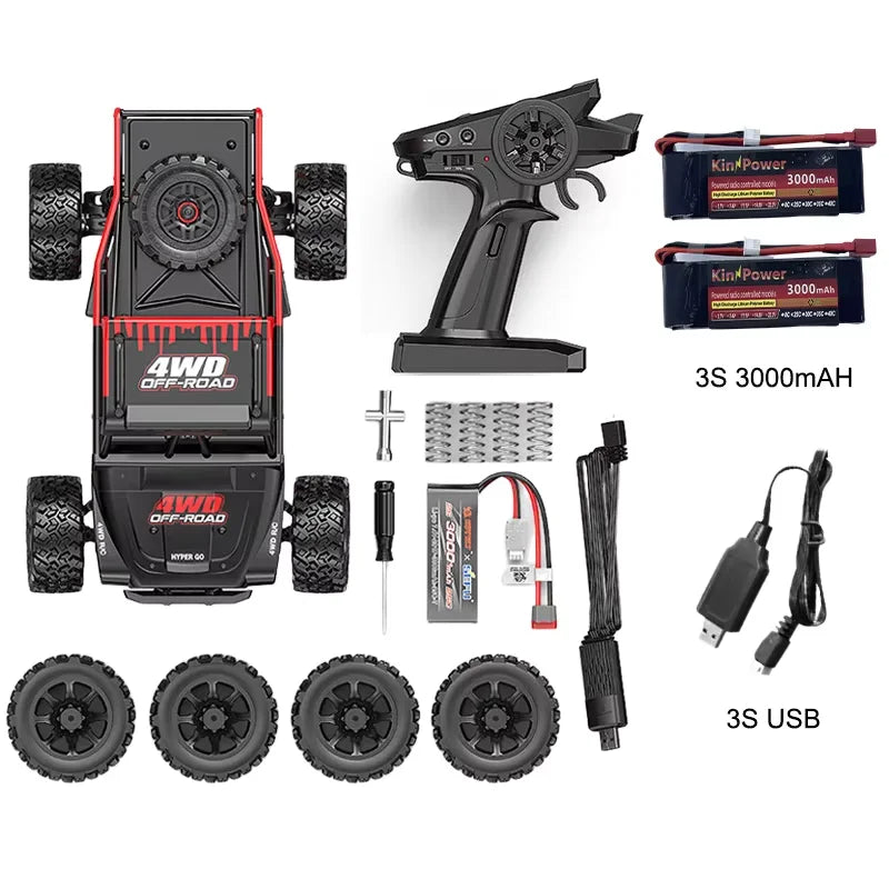 MJX 14209 1/14 RC Car Hyper Go 75km/h Brushless 2.4G Remote Control 4WD Off-road Racing RC Truck Hobby RC Toy Gift