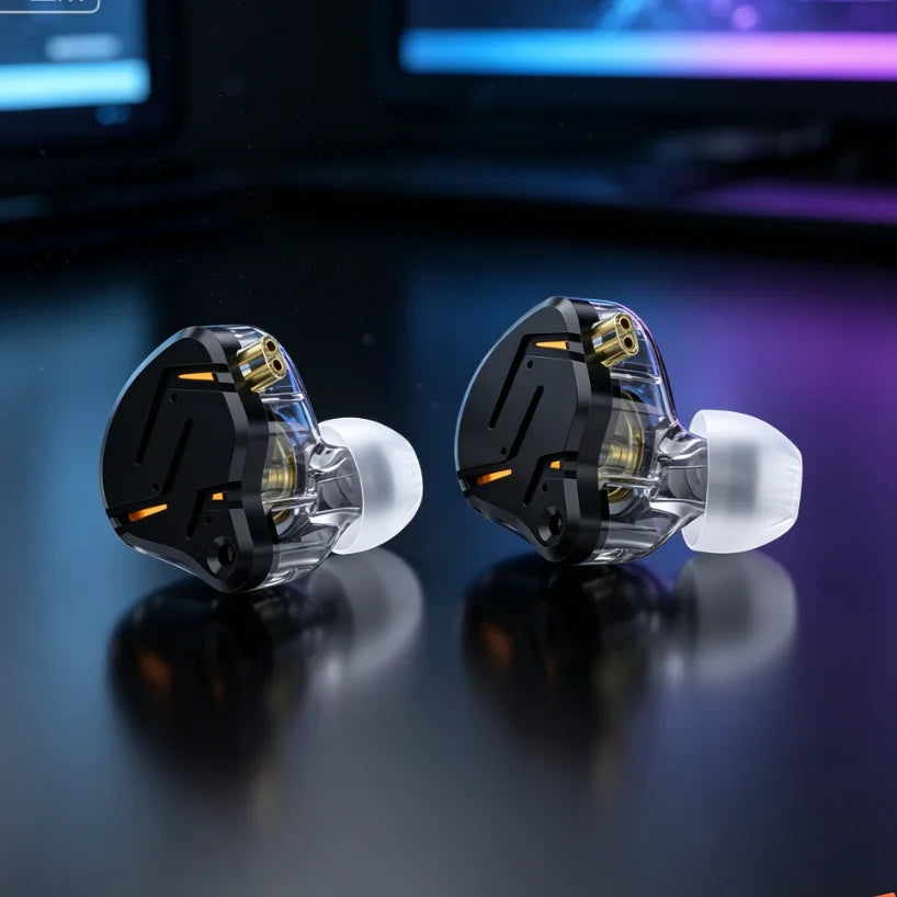 KZ ZST Pro X  1BA 1DD Hybrid Driver Wired Earbuds Deep Bass HiFi In-Ear Monitor Headphone for Gaming And Musician