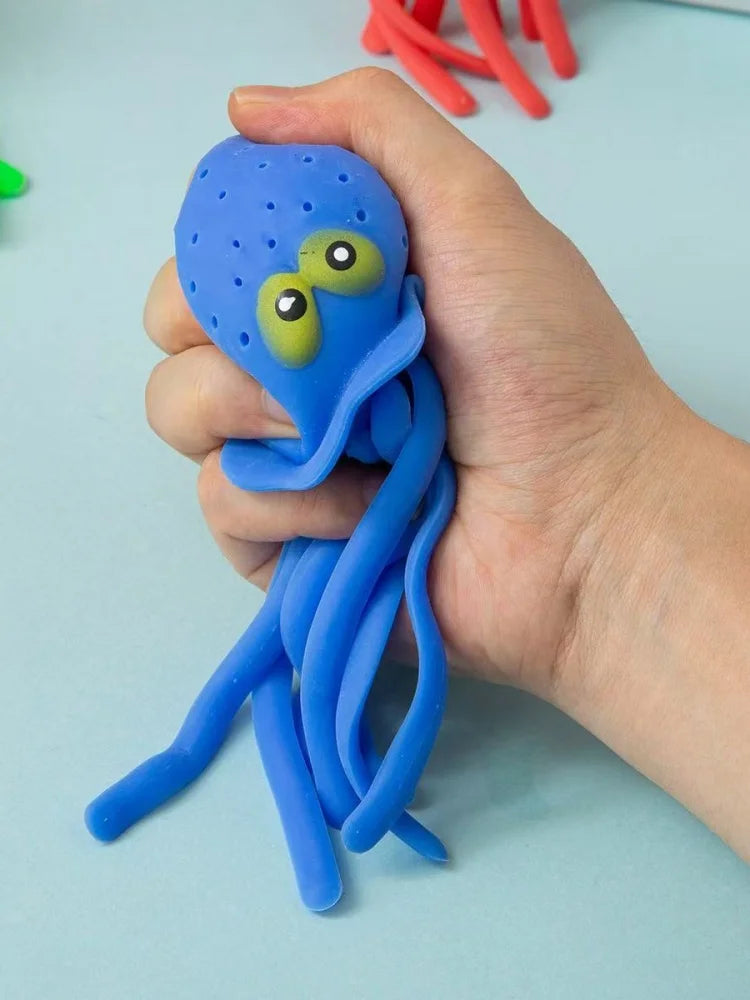 Super Cute pinch Squeeze Water Octopus Stress Relief Toy Bathing Playing With Water Shower Decoration Summer Swimming Gifts