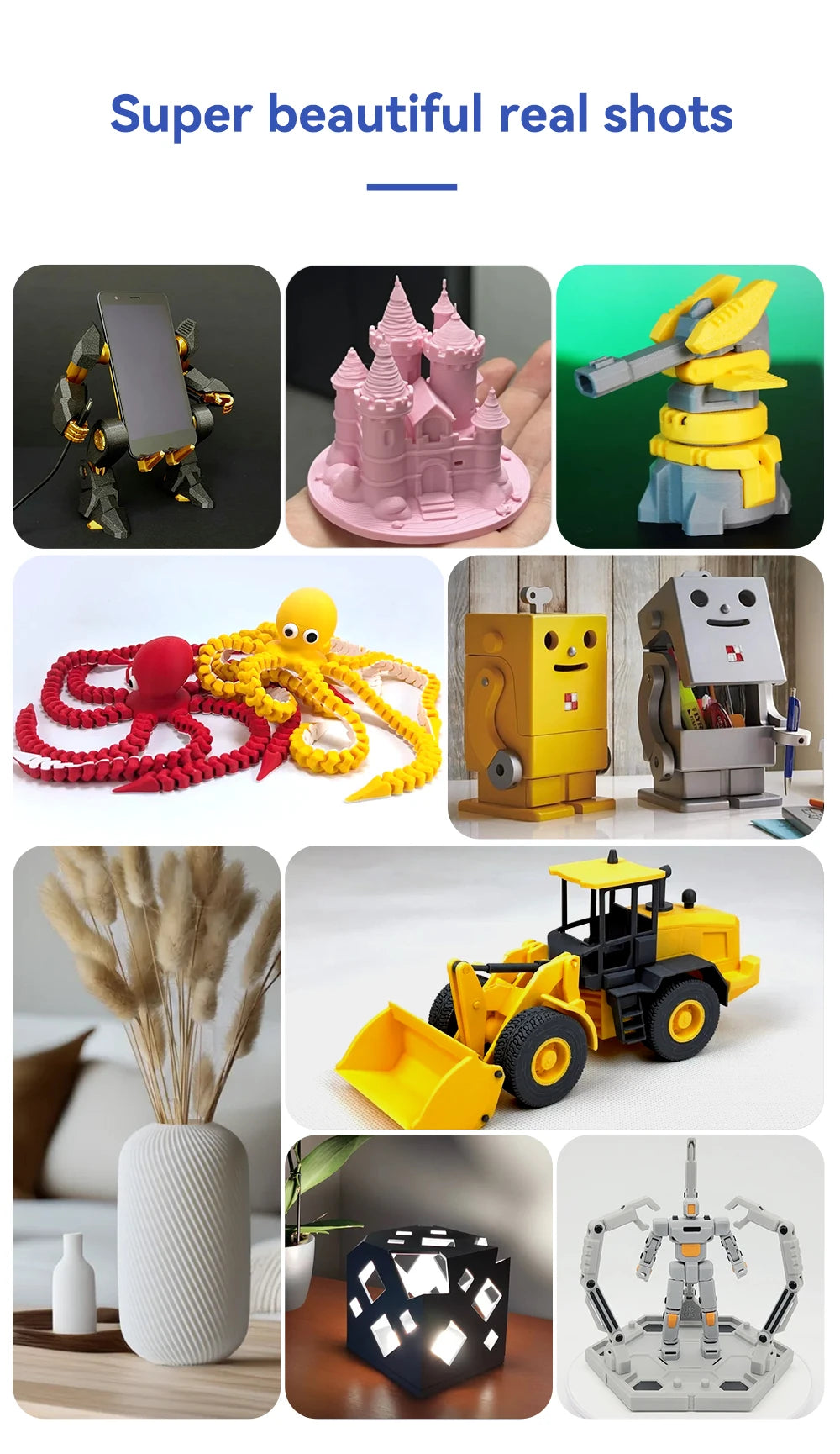 KINGROON 10KG PLA/PETG Filament 1.75mm 3D Printing Plastic Material Accuracy ±0.03mm Fast Shipping Fit Most FDM Printers