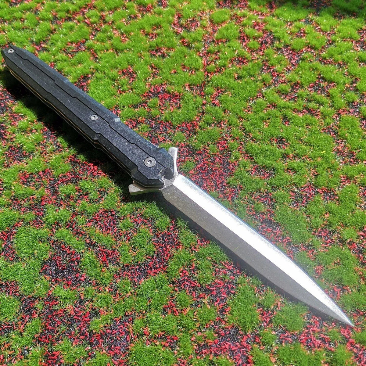 Stainless Steel Folding Survival Knife For Outdoor Adventures