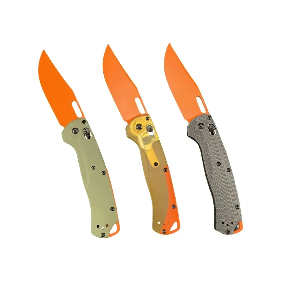DIY 8CR18MOV Stainless Steel Folding Pocket Survival Knife For Camping