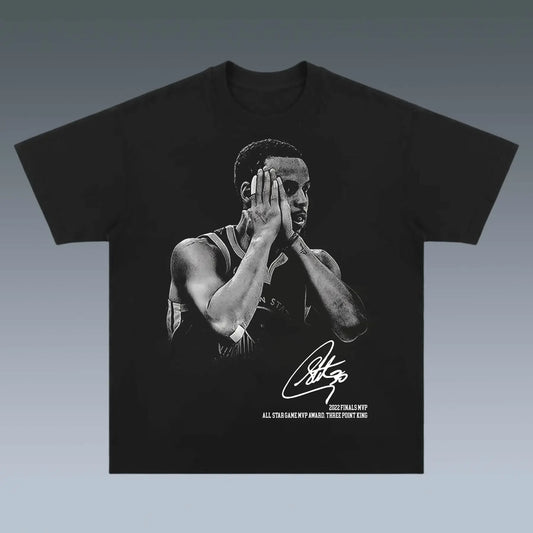 Vintage Graphic T-Shirt for Men, Classic Casual Top with Retro Basketball Player Print and Short Sleeves, Shortsleeve, Menswear, Round Neck